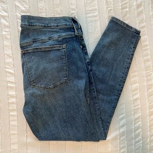 J. Crew mid rise skinny Blue Denim Jeans